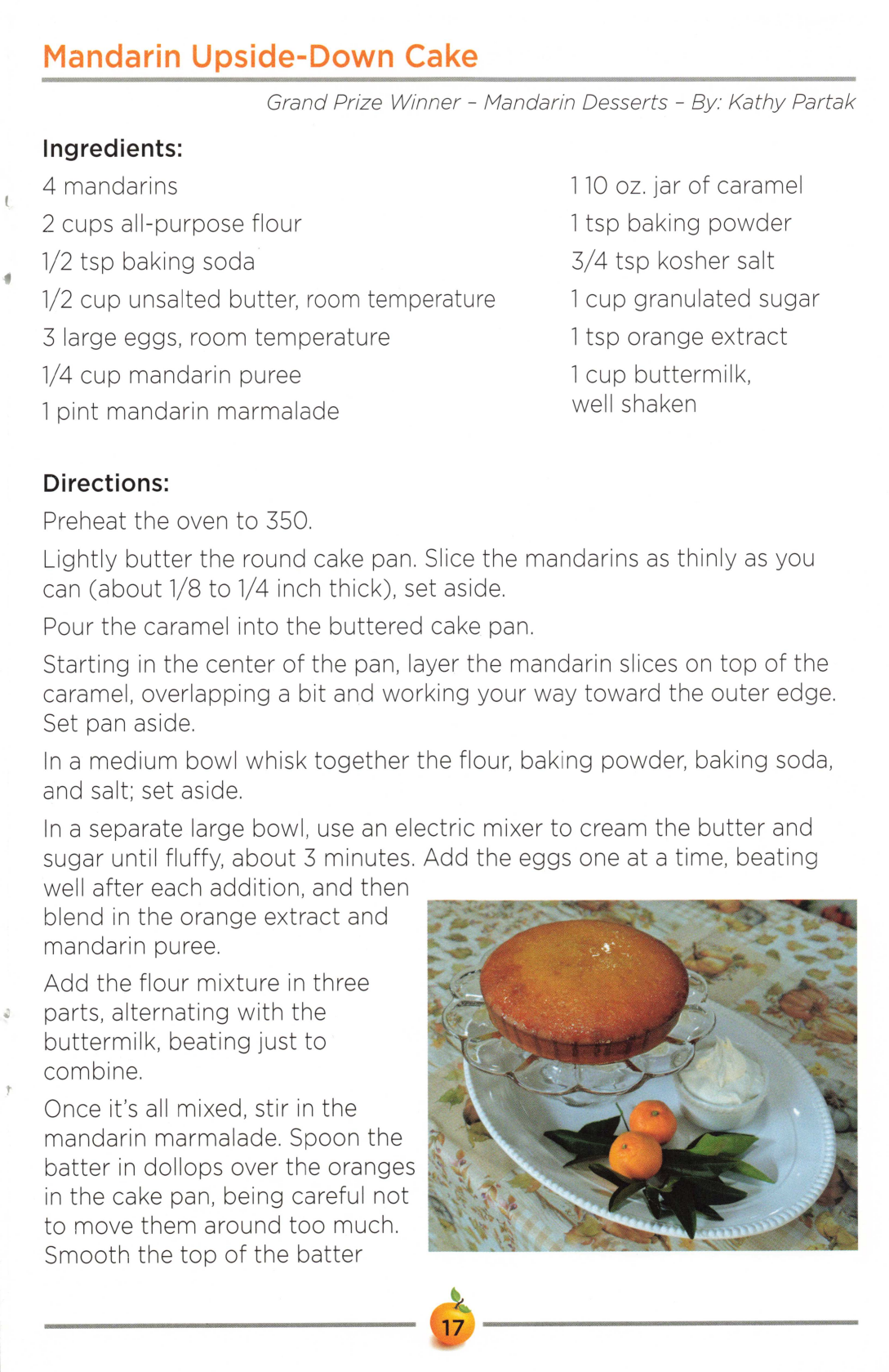 Mandarin Upside-Down Cake